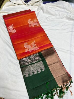 Pure Handloom Kanchipuram Soft Silk Sarees (5)