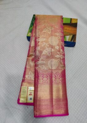 Pure Kanchi Pattu Silk Tissue Sarees (2)