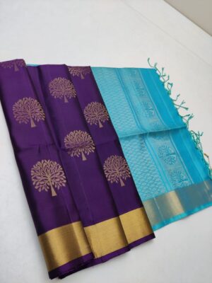 Pure Kanchi Soft Silk With Butties (1)