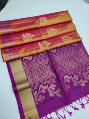 Pure Kanchi Soft Silk With Butties (19)