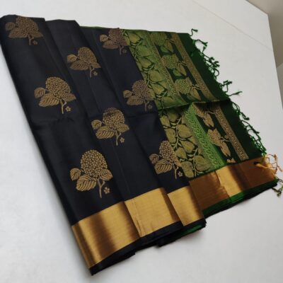Pure Kanchi Soft Silk With Butties (2)