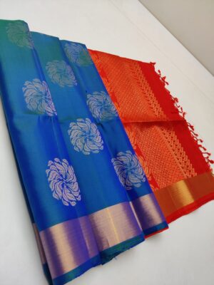 Pure Kanchi Soft Silk With Butties (3)