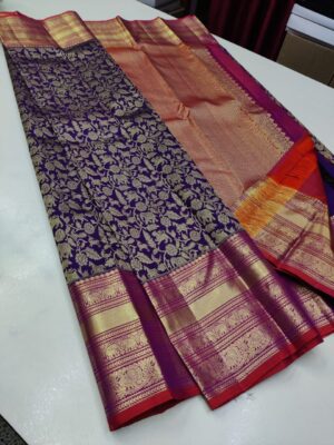 Pure Kanchipuram Silk Pure Zari Sarees (1)