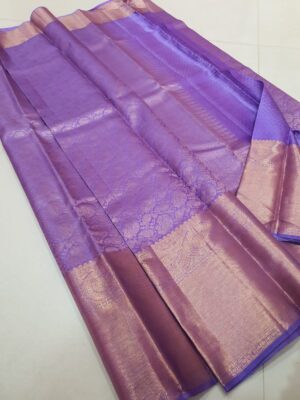 Pure Kanchipuram Silk Silver Weaving Sarees (4)