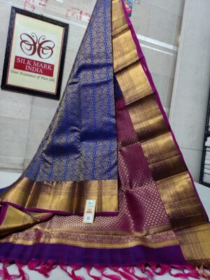 Pure Kanjivaram Silk Brocade Sarees (10)