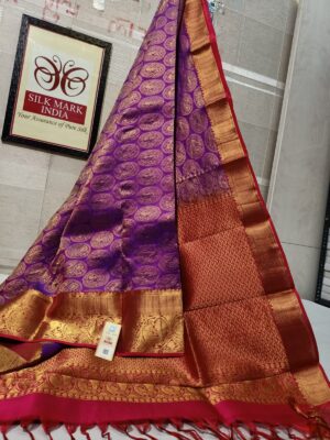 Pure Kanjivaram Silk Brocade Sarees (2)