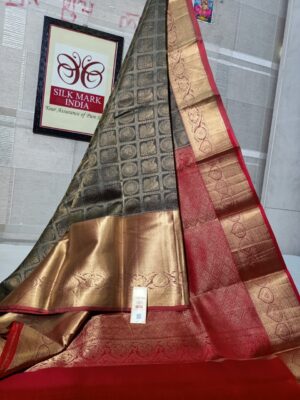 Pure Kanjivaram Silk Brocade Sarees (36)