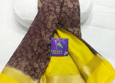 Pure Mysore Silk Wrinkle Crepe Sarees (1)