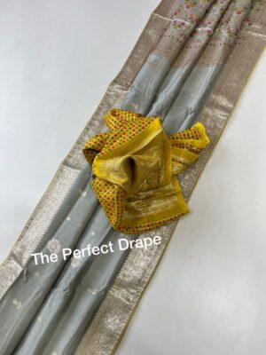 Pure Organza Silk Sarees With Elegant Weaving (15)