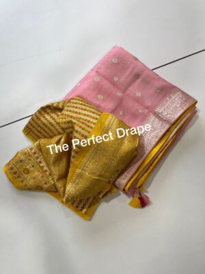 Pure Organza Silk Sarees With Elegant Weaving (21)