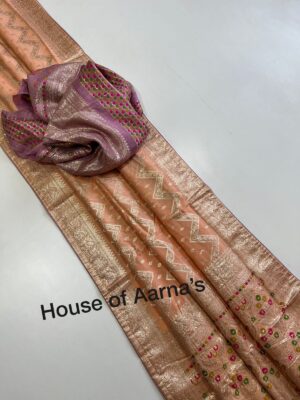Pure Organza Silk Sarees With Elegant Weaving (36)