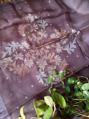 Pure Silk Linen Jamdhani Sarees Online (10)