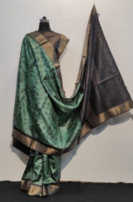 Pure Tussar Silk With Zari Border (29)