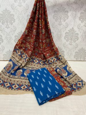 Kalamkari Ikkath Cotton Dresses (1)