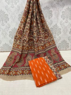 Kalamkari Ikkath Cotton Dresses (20)