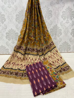 Kalamkari Ikkath Cotton Dresses (23)