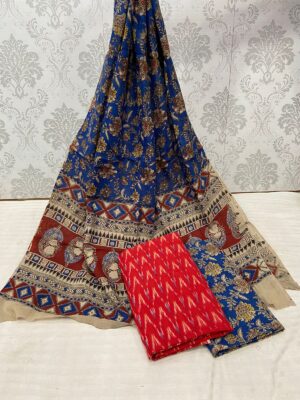 Kalamkari Ikkath Cotton Dresses (24)
