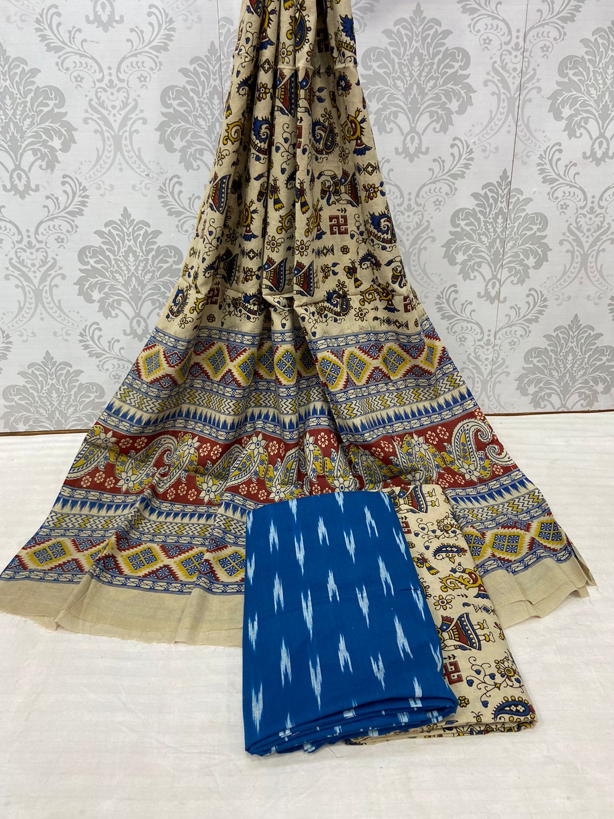Kalamkari Ikkath Cotton Dresses | siri designers