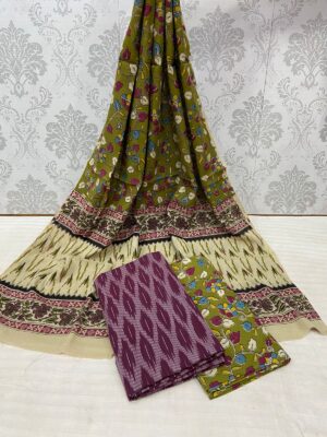 Kalamkari Ikkath Cotton Dresses (28)