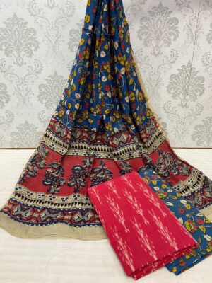 Kalamkari Ikkath Cotton Dresses (4)