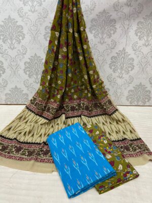 Kalamkari Ikkath Cotton Dresses (9)