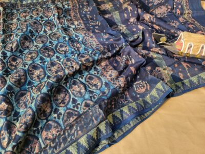 Maheshwari Silk Ajrakh Printed Sarees (20)