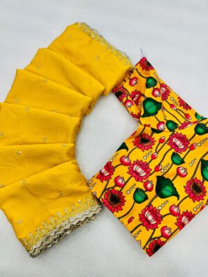 Chinnon Crepe Embroidary Sarees (7)