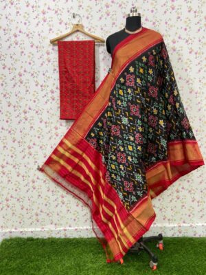 Pure Ikkath Silk Dress Materials Online (22)