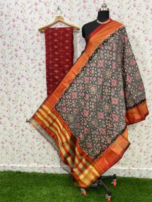 Pure Ikkath Silk Dress Materials Online (30)
