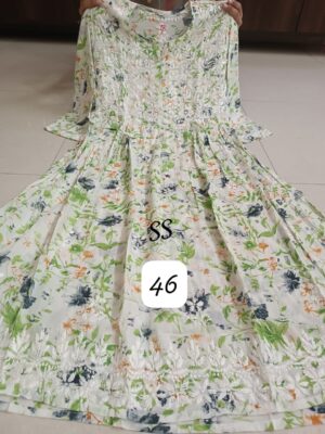 Cotton Mulmul Gowns With Price (22)