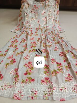 Cotton Mulmul Gowns With Price (29)