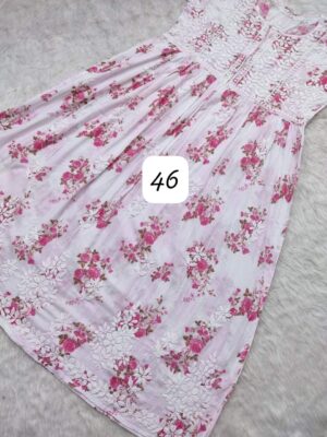 Cotton Mulmul Gowns With Price (3)