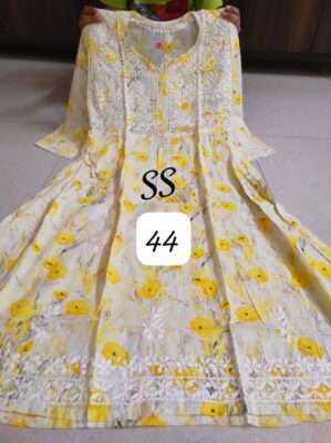 Cotton Mulmul Gowns With Price (4)