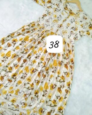 Cotton Mulmul Gowns With Price (47)