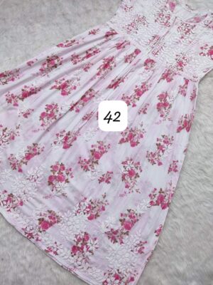 Cotton Mulmul Gowns With Price (5)