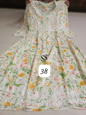 Cotton Mulmul Gowns With Price (8)