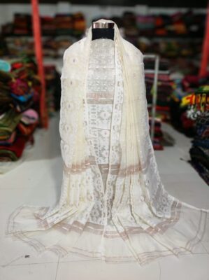 Dhakai Jamdhani Dress Material (2)