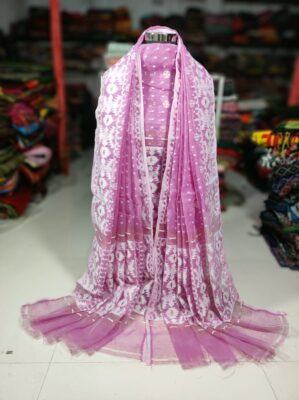 Dhakai Jamdhani Dress Material (5)