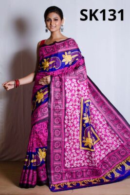 Exclusive Banglori Silk Handmade Kantha Sarees (9)