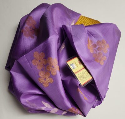 Kanchipuram Silk With Floral Designs With Blouse (13)