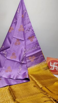 Kanchipuram Silk With Floral Designs With Blouse (14)