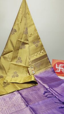 Kanchipuram Silk With Floral Designs With Blouse (19)