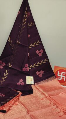 Kanchipuram Silk With Floral Designs With Blouse (5)