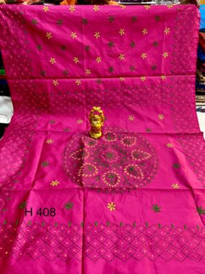 Kantha Stitch Cotton Silk Sarees (34)