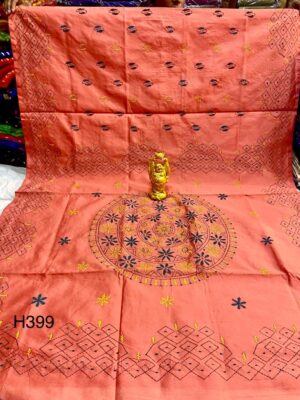 Kantha Stitch Cotton Silk Sarees (45)