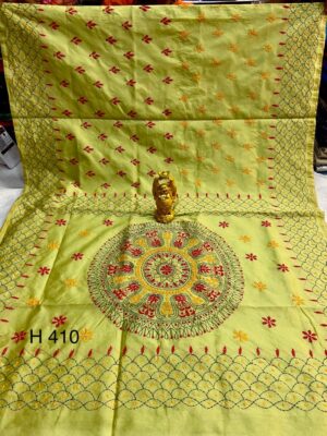 Kantha Stitch Cotton Silk Sarees (46)