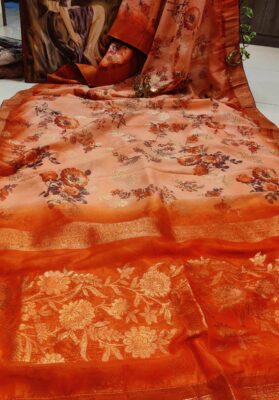 Munga Silk Digital Printed Sarees (2)
