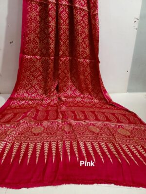 New Designer Patola Lehariya Modal Silk Sarees (3)