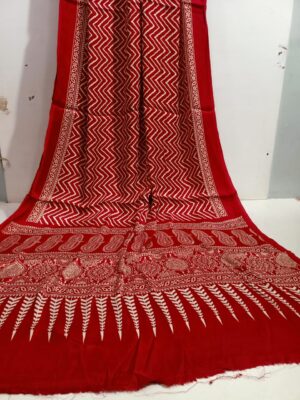 New Designer Patola Lehariya Modal Silk Sarees (8)