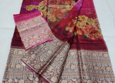 Pure Kota Silk Digtal Printed Sarees (1)
